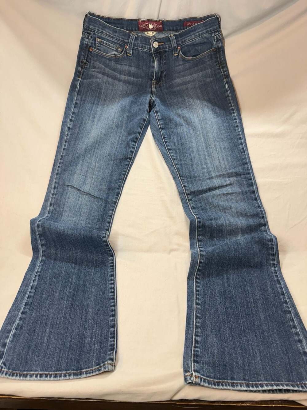 Lucky Brand Womens Sofia Boot Bootcut Jeans Size 8/29 Long Blue Wash